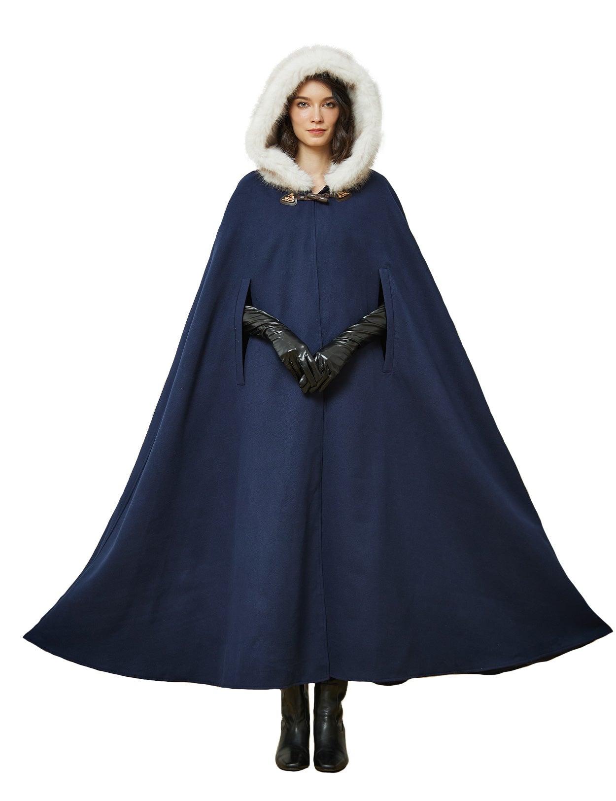 Cape à capuche médiévale pour Castlecore et cosplay gothique