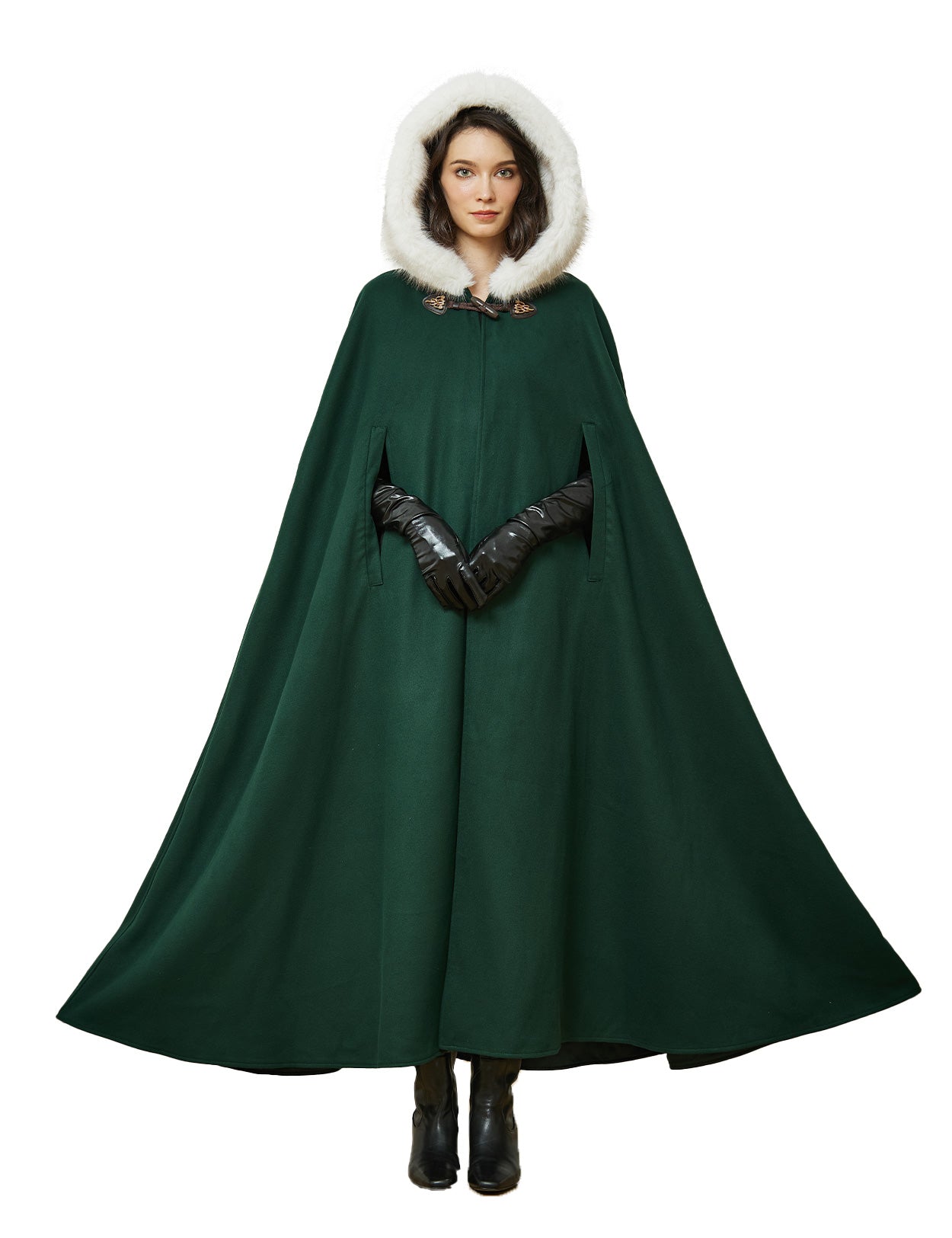 Cape à capuche médiévale pour Castlecore et cosplay gothique