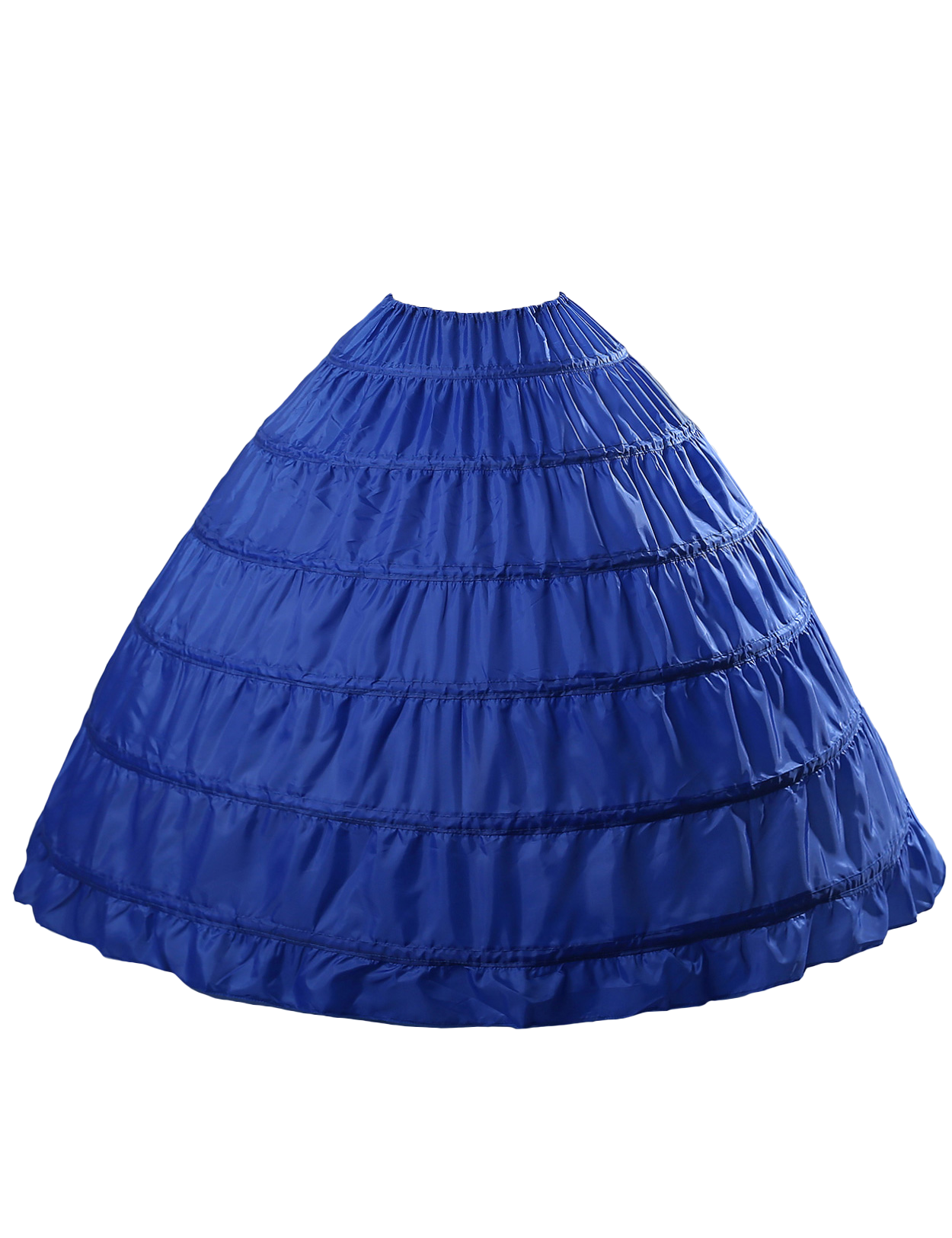 6-Hoop A-Line Crinoline for Floor-Length Wedding Dresses