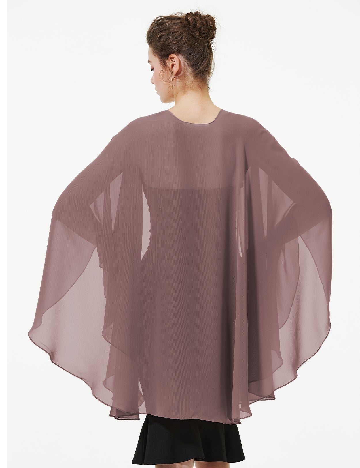 Elegant Chiffon Wedding Shawl - Bridal Evening Scarf Wrap