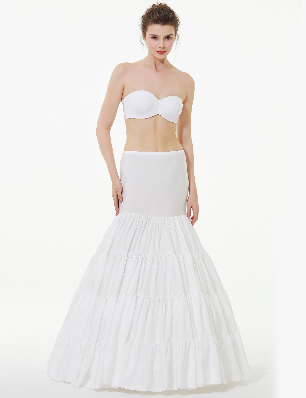 A-line Floor-Length Bridal Slip Petticoat