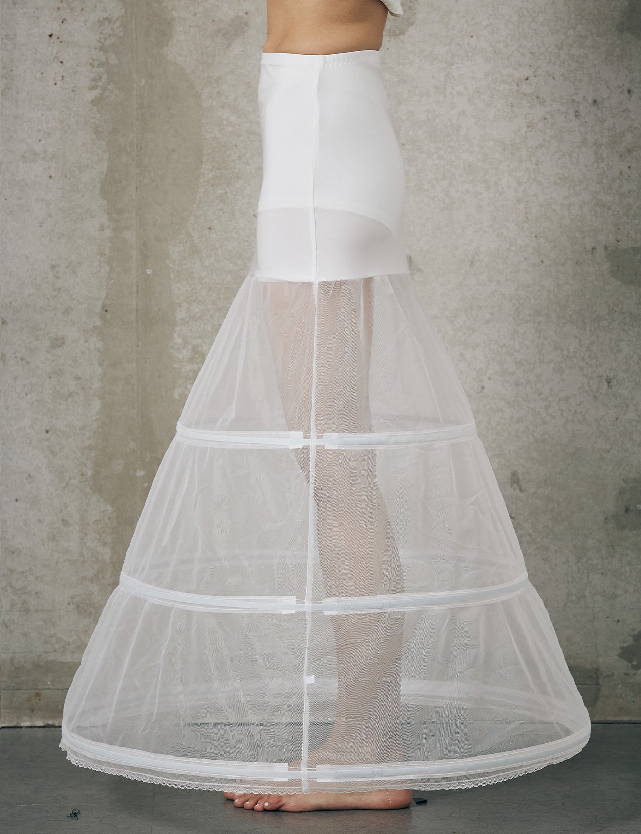 A-Line Full Floor-Length Bridal Dress Petticoat Slip