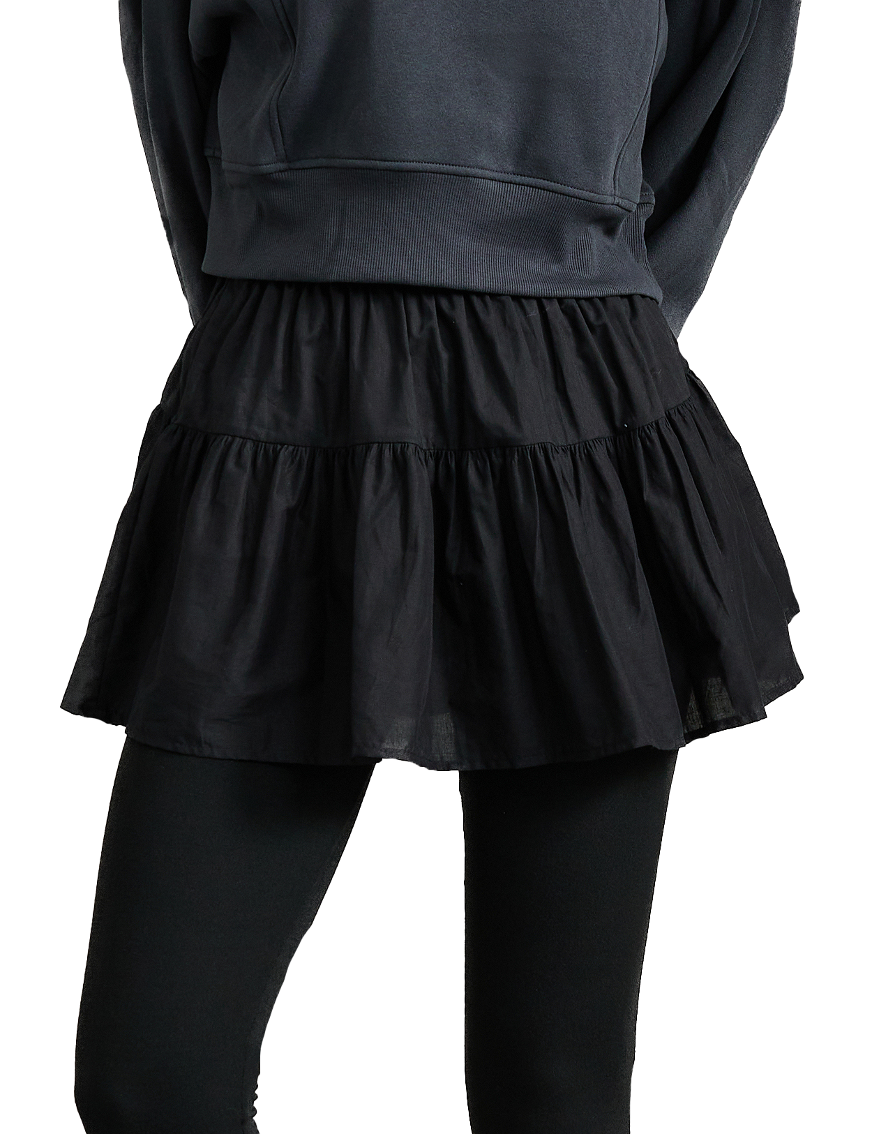 Pure Cotton Mini Underskirt Shirt Extender for Women
