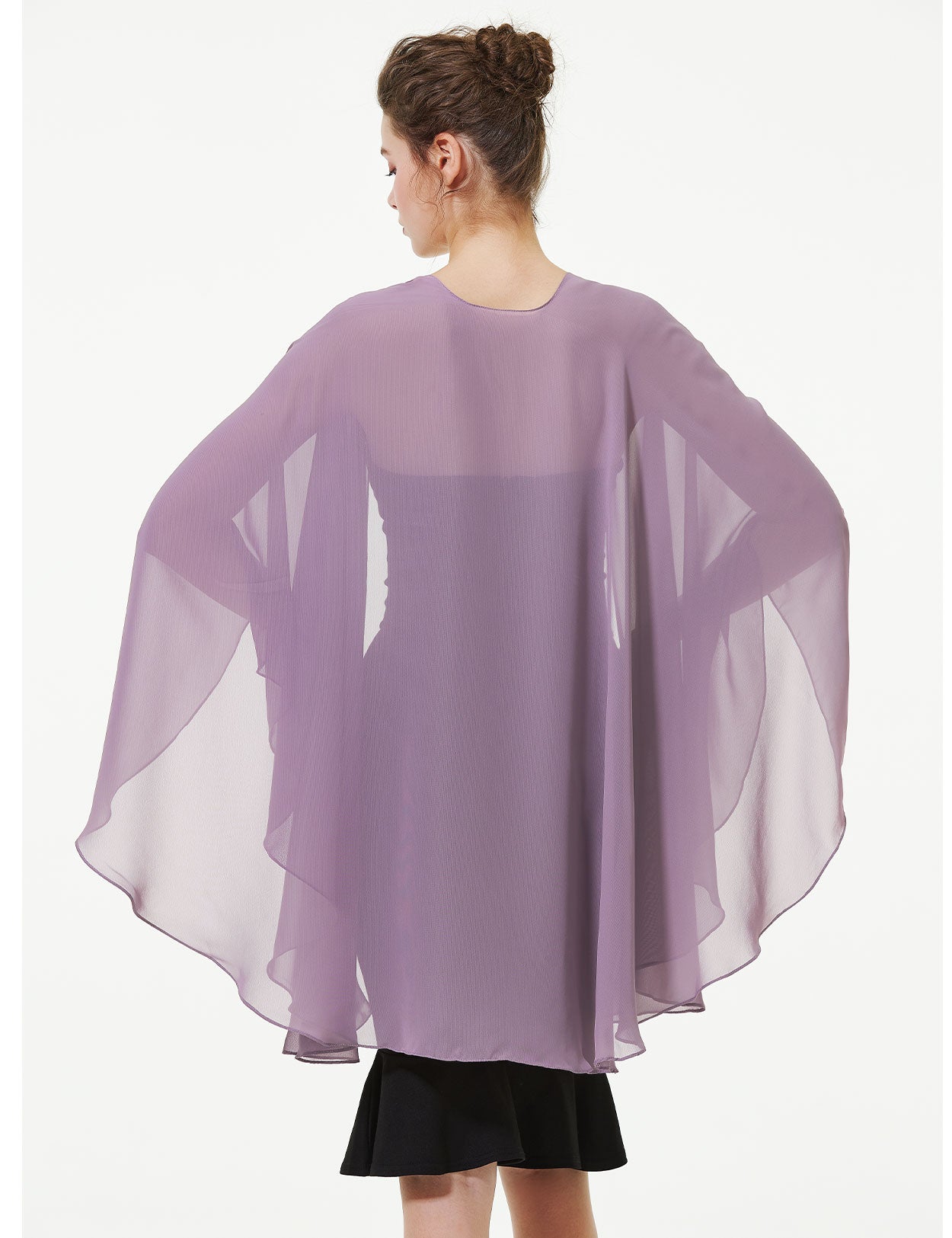 Elegant Chiffon Wedding Shawl - Bridal Evening Scarf Wrap