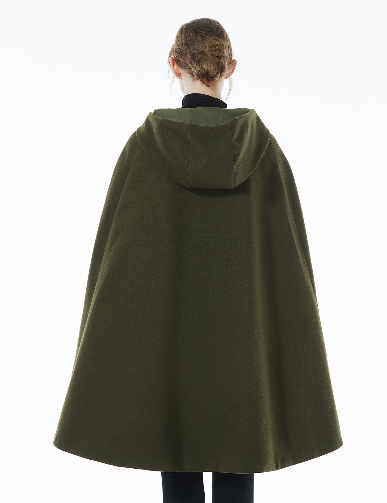 Eleganter Kapuzenumhang für Damen – Hochzeits- und Halloween-Umhang