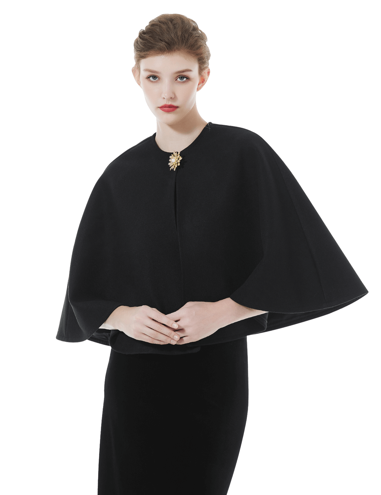 Elegante Xale-Capa Nupcial para Senhora