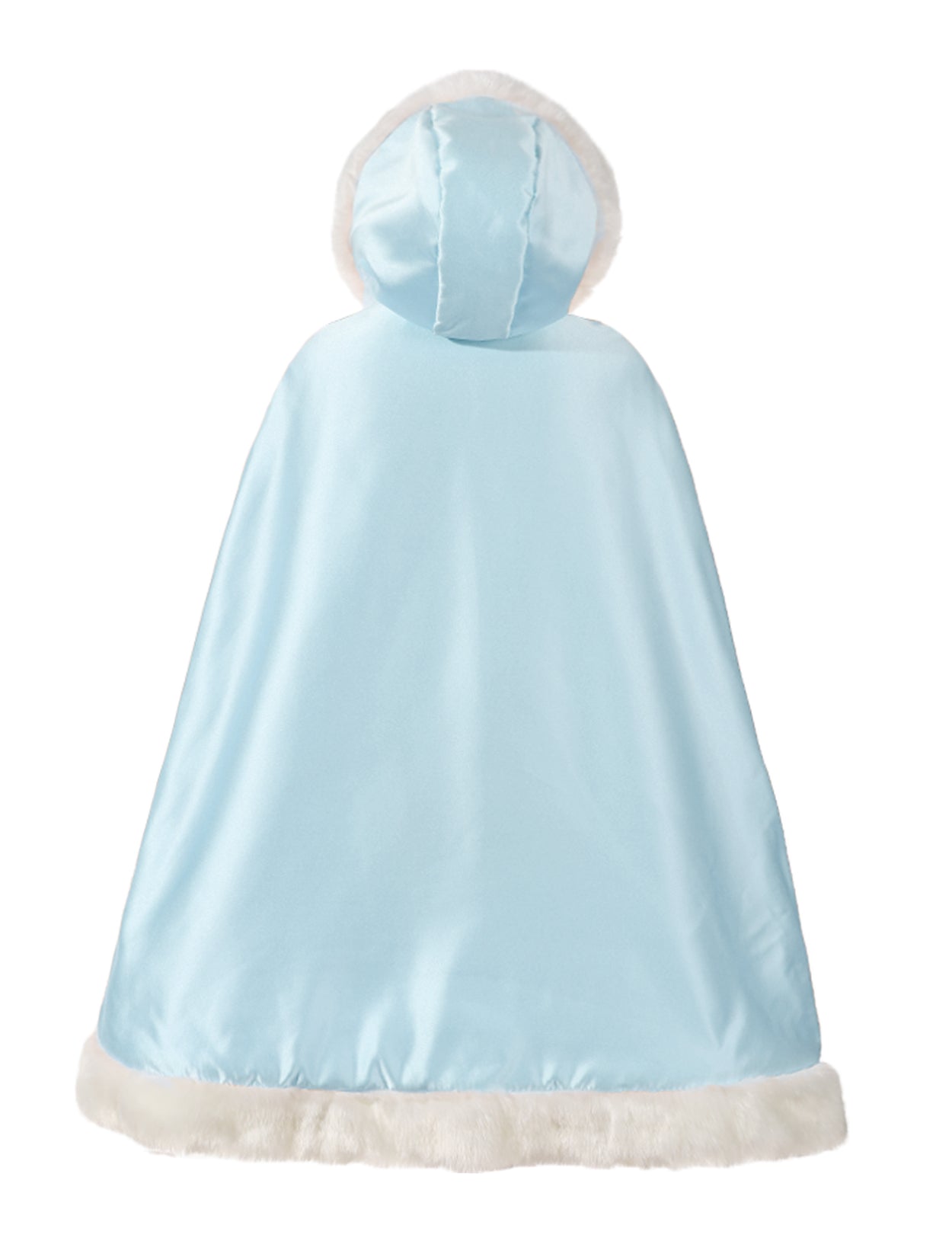 Cape en fourrure pour tout-petit : costume de demoiselle d'honneur et de cape à capuche de Noël