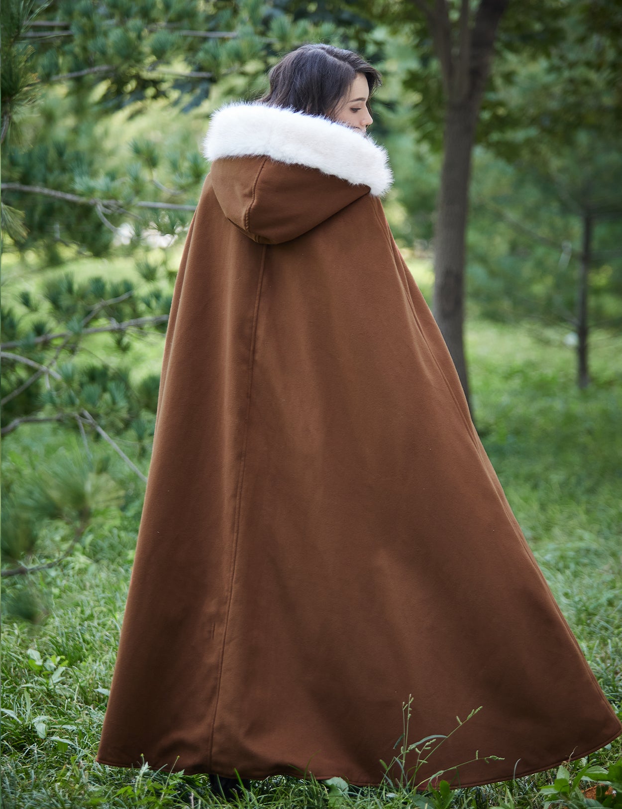 Cape à capuche médiévale pour Castlecore et cosplay gothique