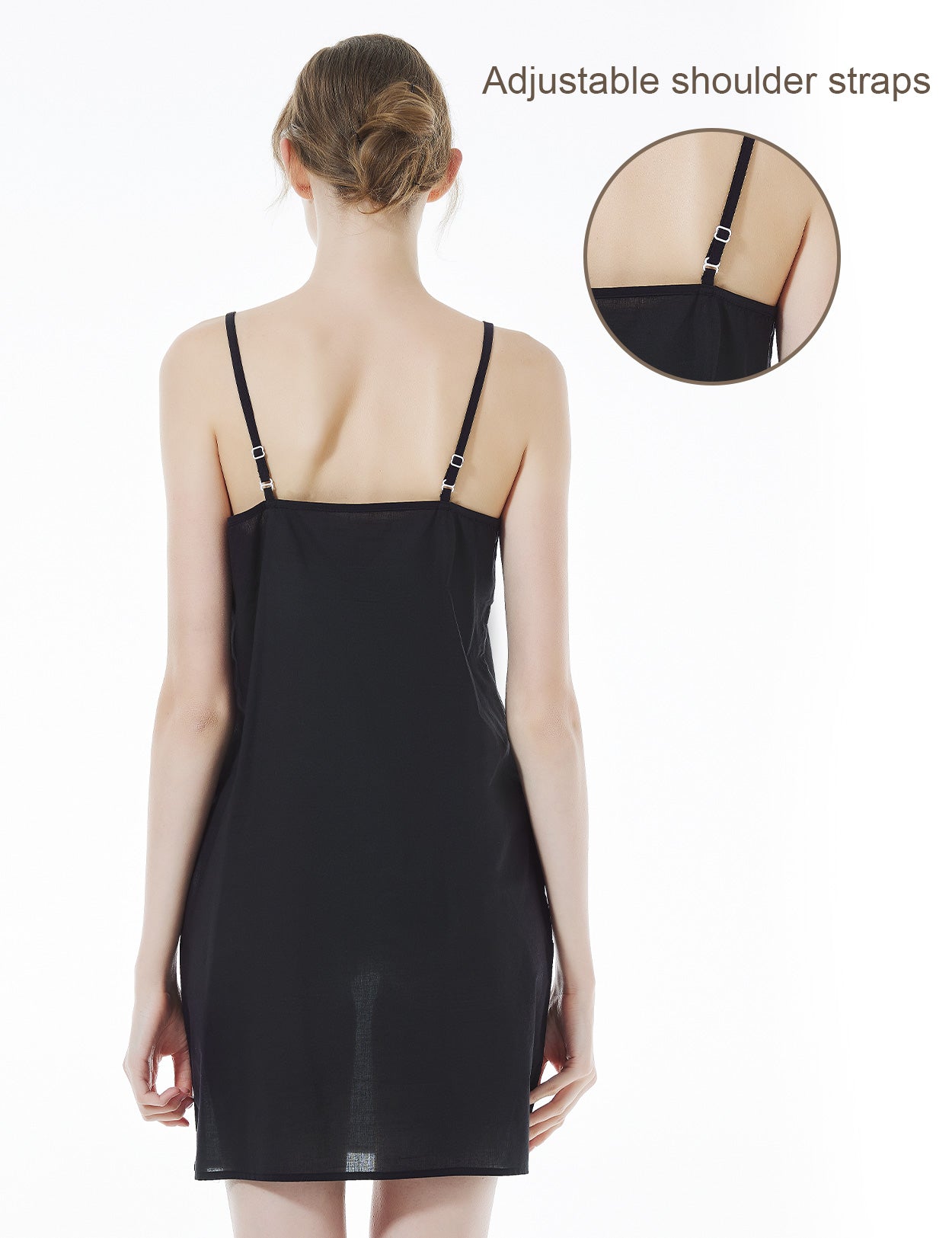 Vestido de Algodão para Mulher com Alças Reguláveis