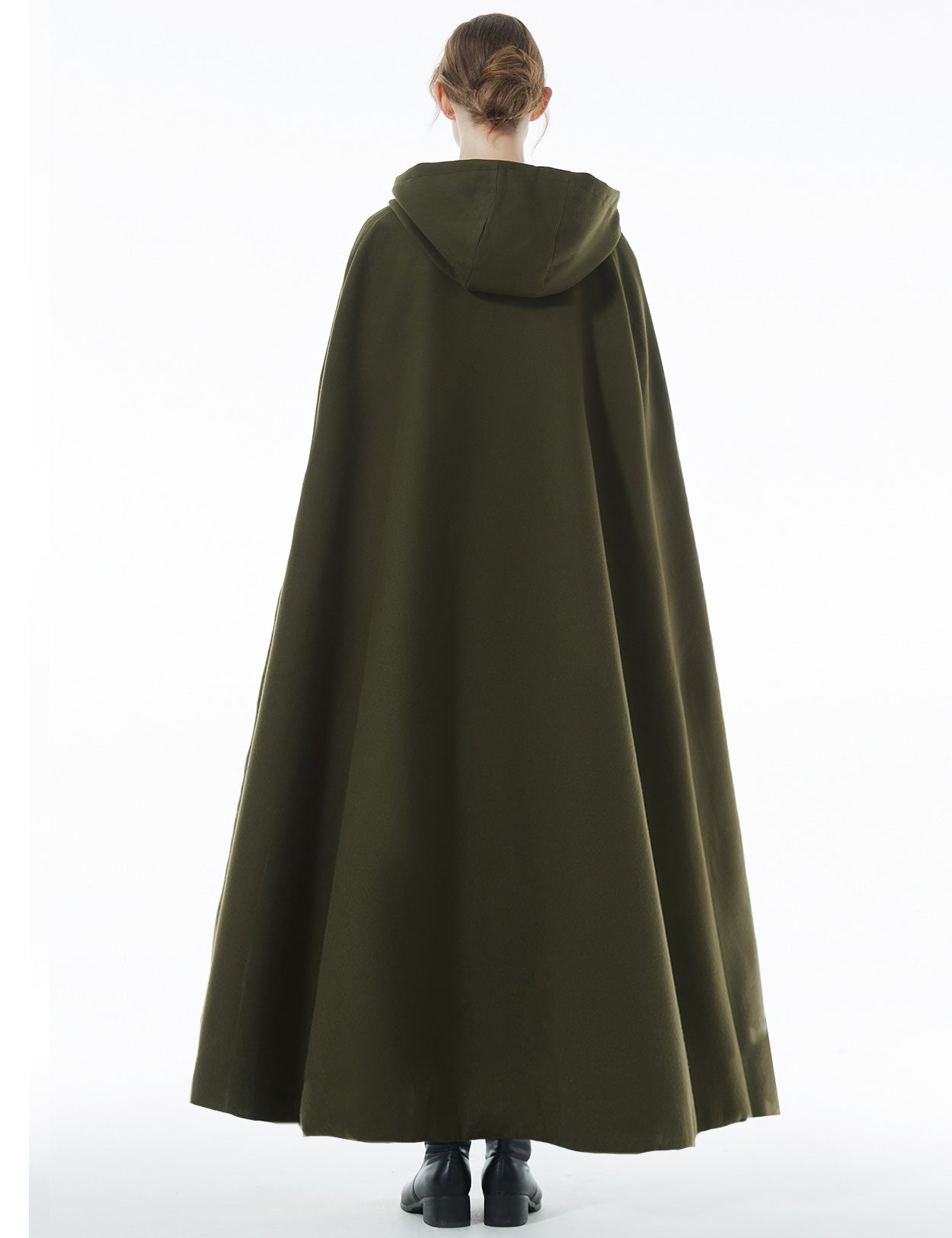 Eleganter Kapuzenumhang für Damen – Hochzeits- und Halloween-Umhang