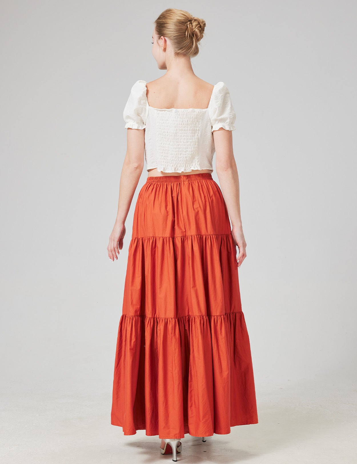 100% Cotton Renaissance Medieval Boho Maxi Skirt for Women