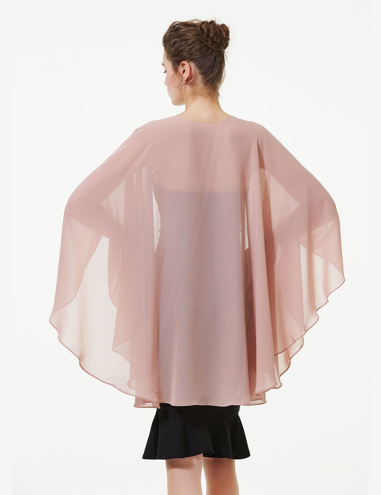 Elegant Chiffon Wedding Shawl - Bridal Evening Scarf Wrap