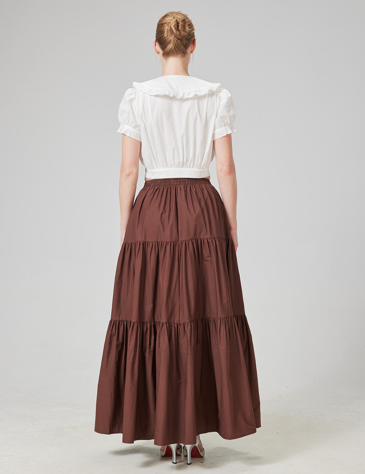 100% Cotton Renaissance Medieval Boho Maxi Skirt for Women