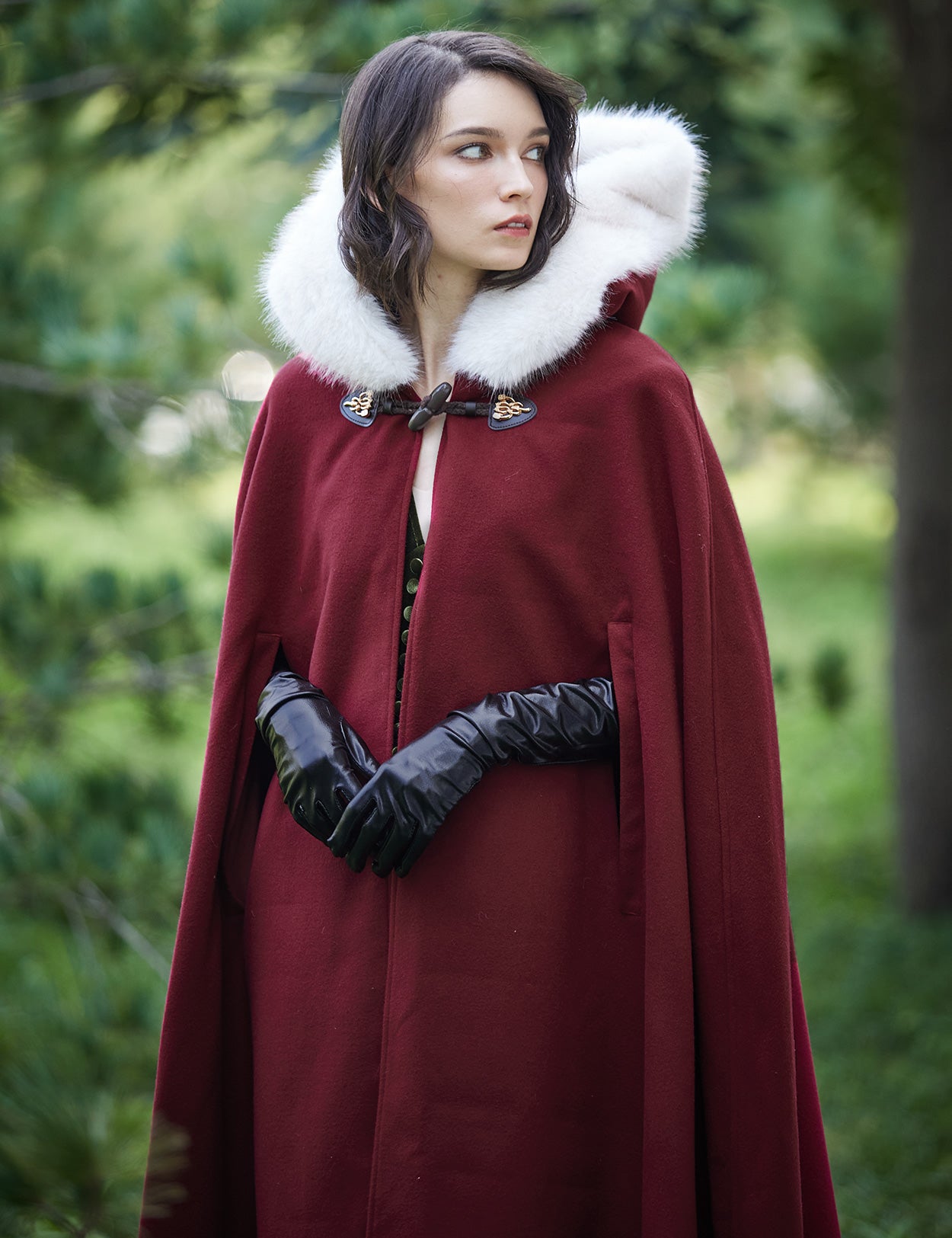 Cape à capuche médiévale pour Castlecore et cosplay gothique