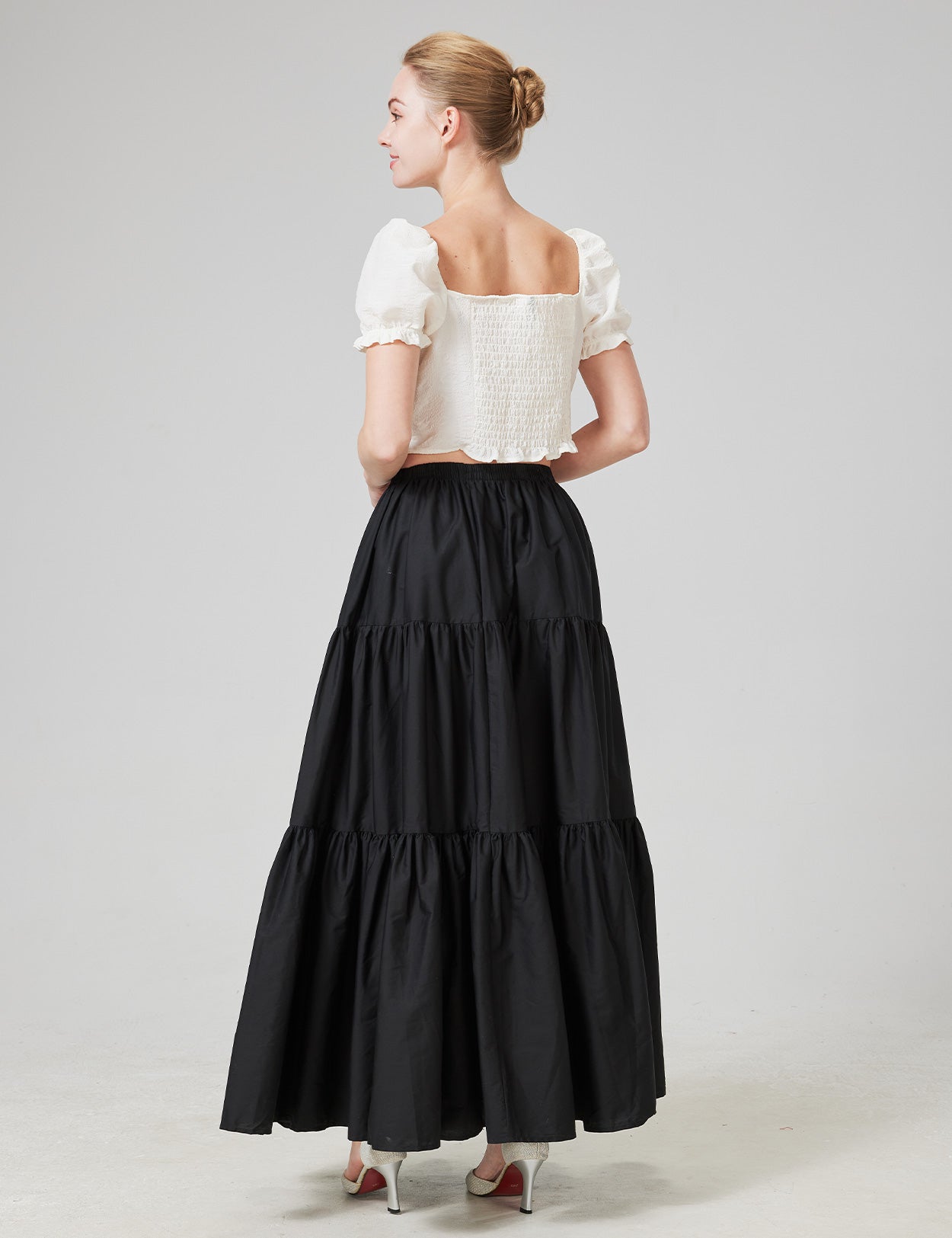 100% Cotton Renaissance Medieval Boho Maxi Skirt for Women