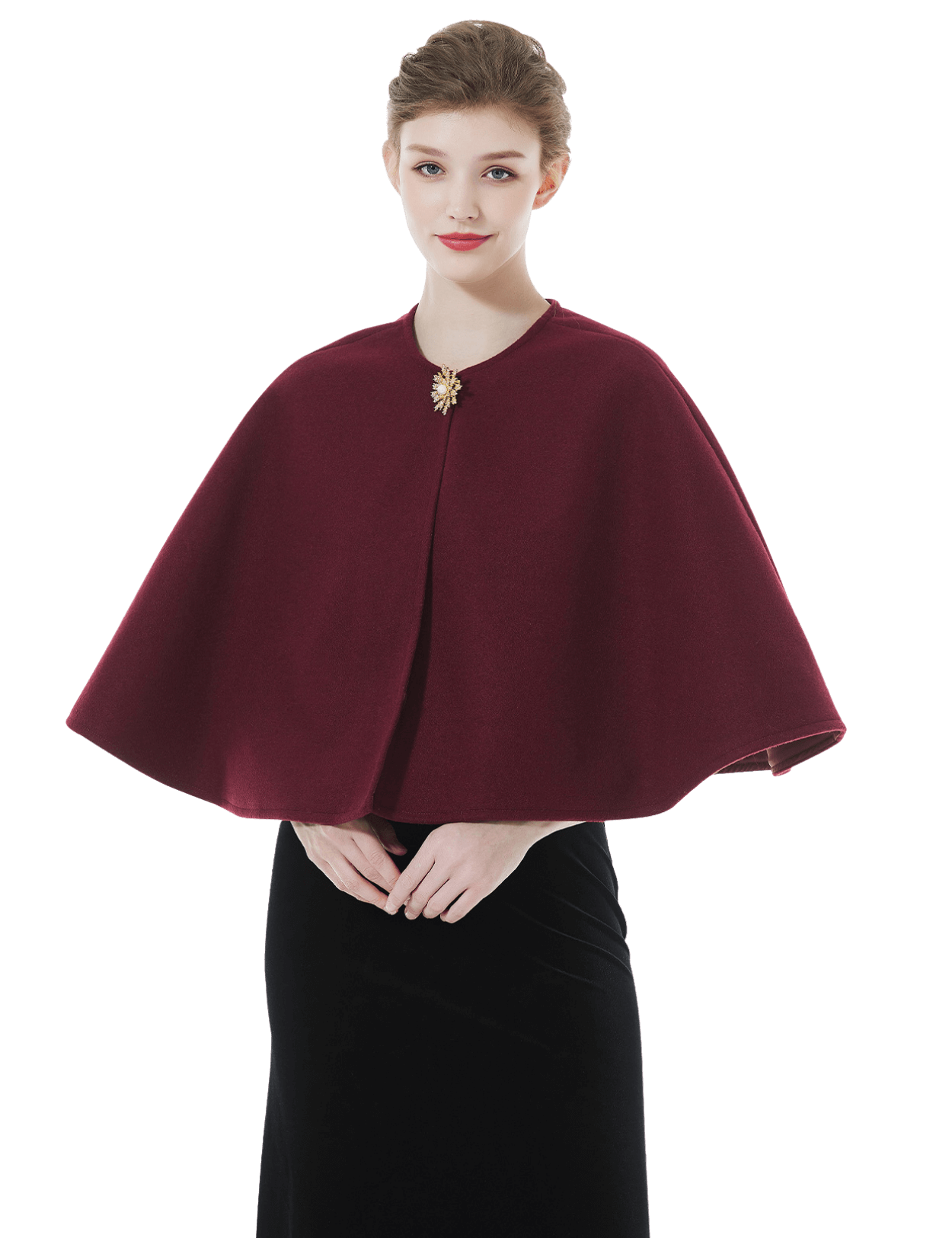 Elegante Xale-Capa Nupcial para Senhora