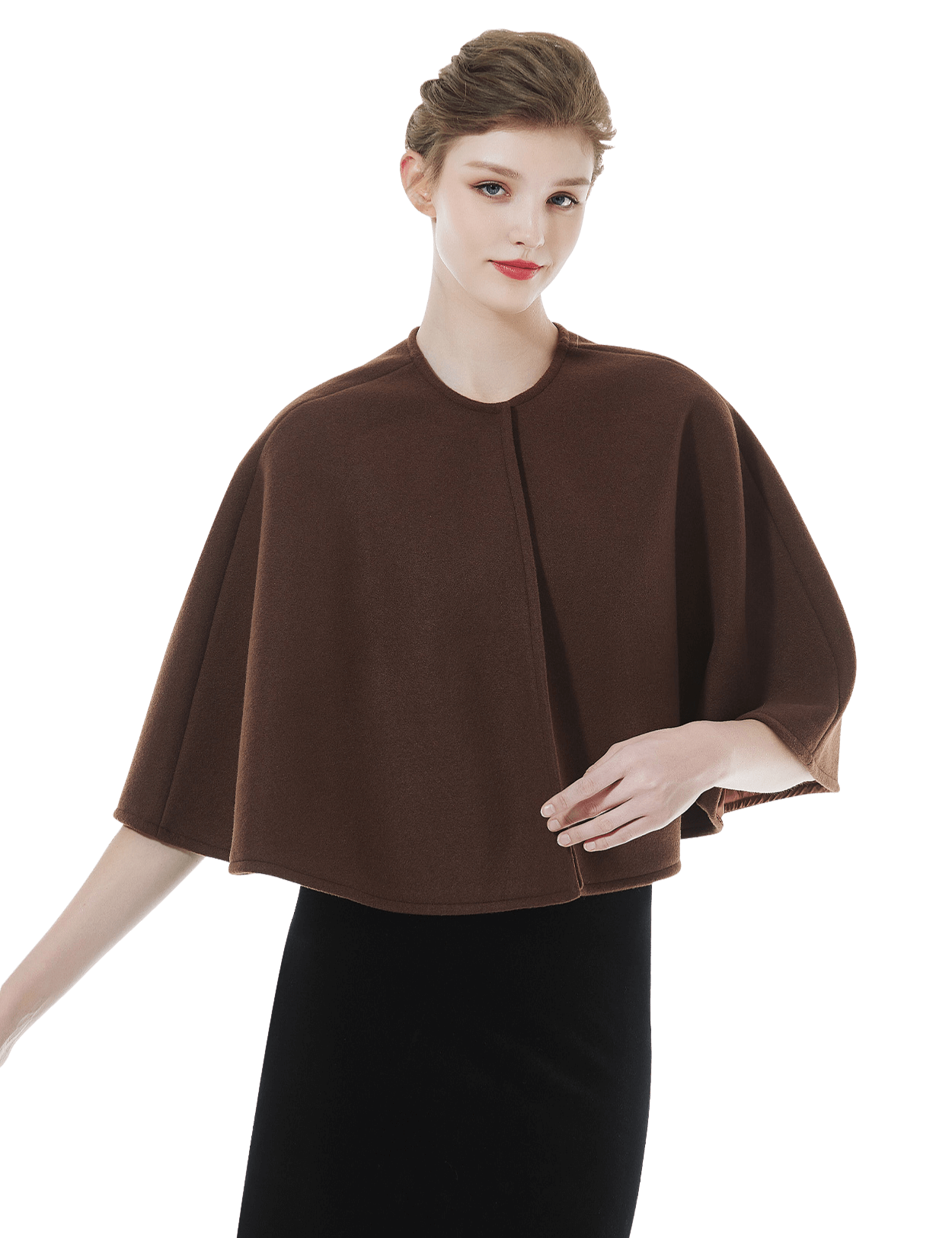 Elegante Xale-Capa Nupcial para Senhora