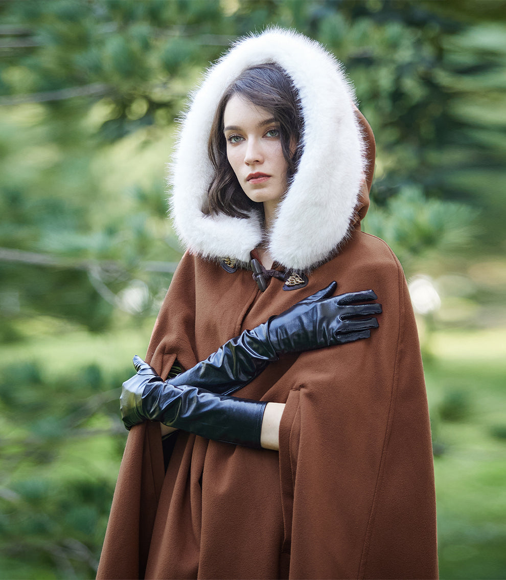 Mittelalterlicher Kapuzenumhang für Castlecore & Gothic Cosplay