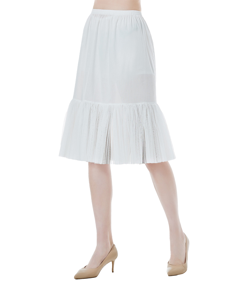 Jupe trapèze médiévale en coton pour femme