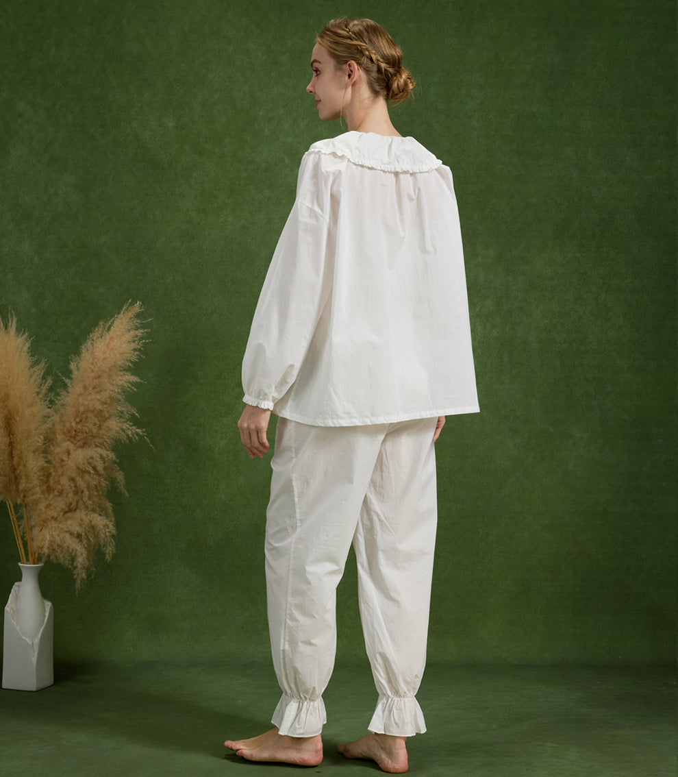 Vintage Cotton Pettipants - Medieval Lounge & Underskirt for Women