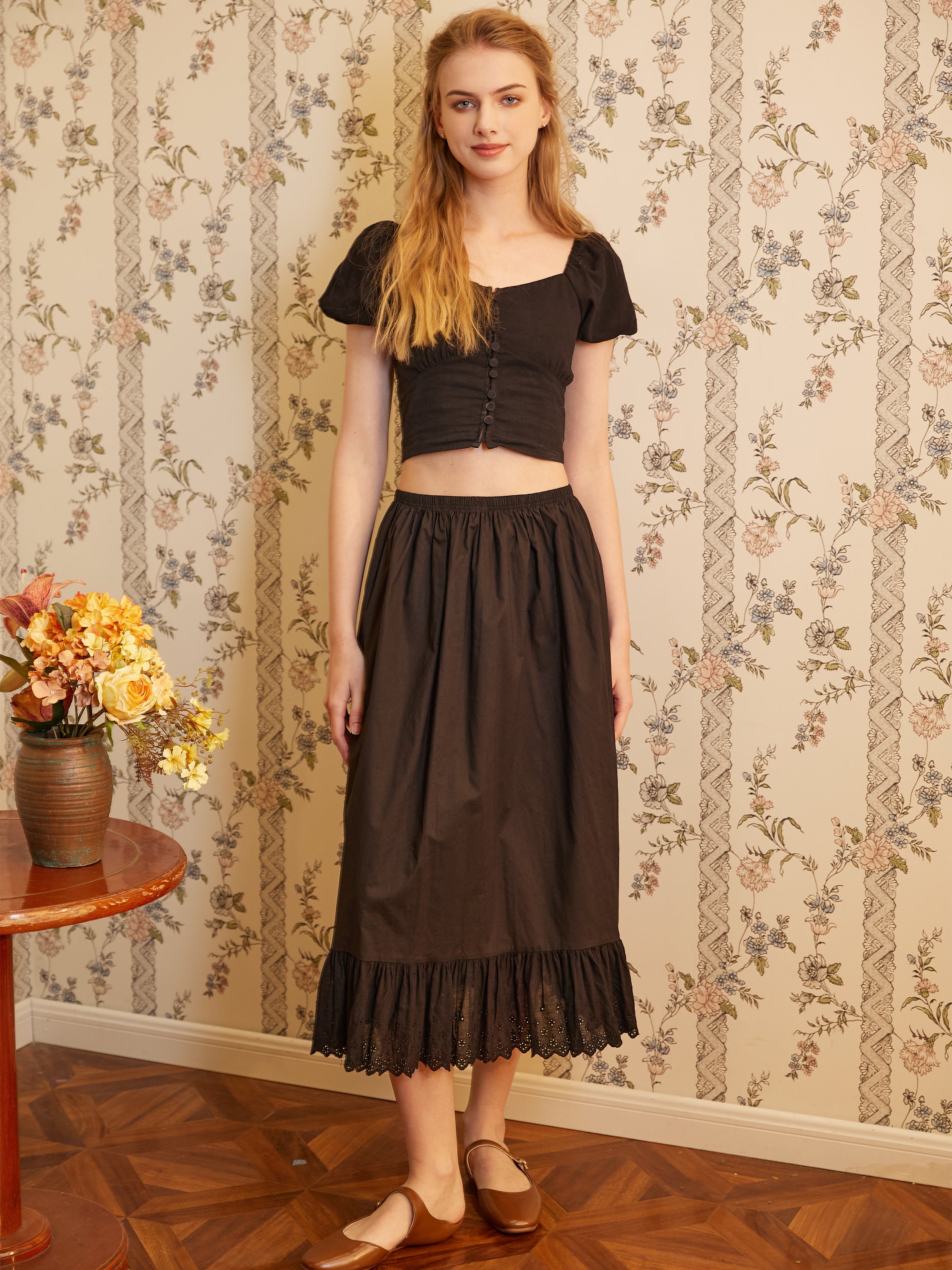 Vintage Lace Half Slip - Cotton Underskirt & Skirt Extender