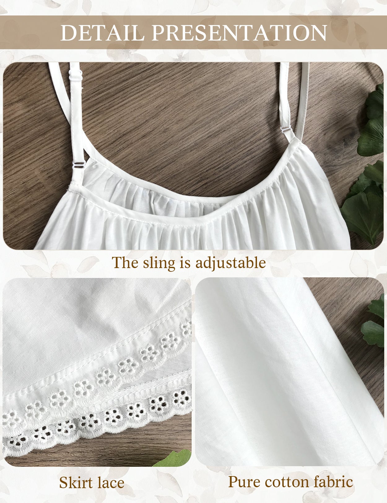 Pure Cotton Victorian Nightgown - Bridal Sleepwear