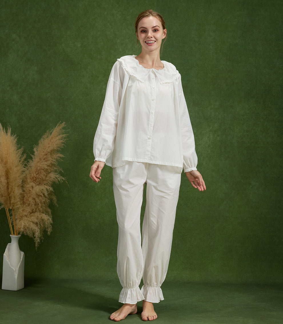 Vintage Cotton Pettipants - Medieval Lounge & Underskirt for Women