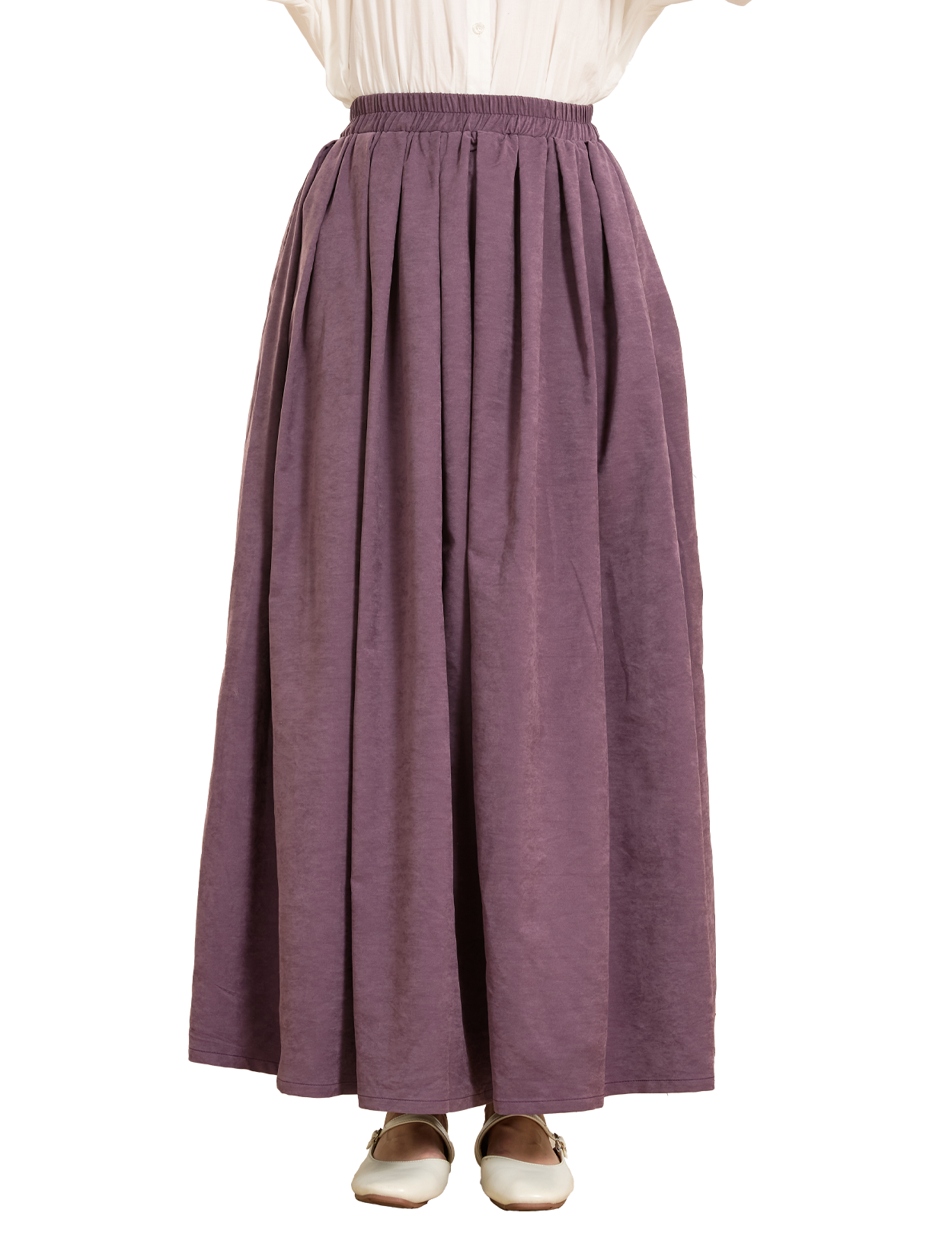 Falda estilo medieval con bolsillos y cintura elástica