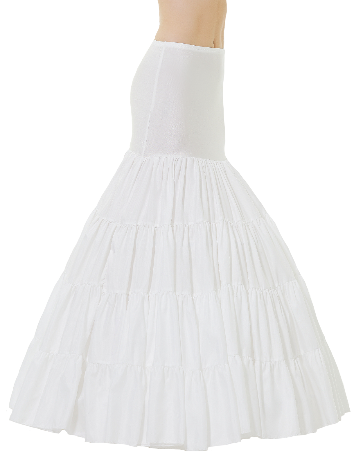 A-line Floor-Length Bridal Slip Petticoat