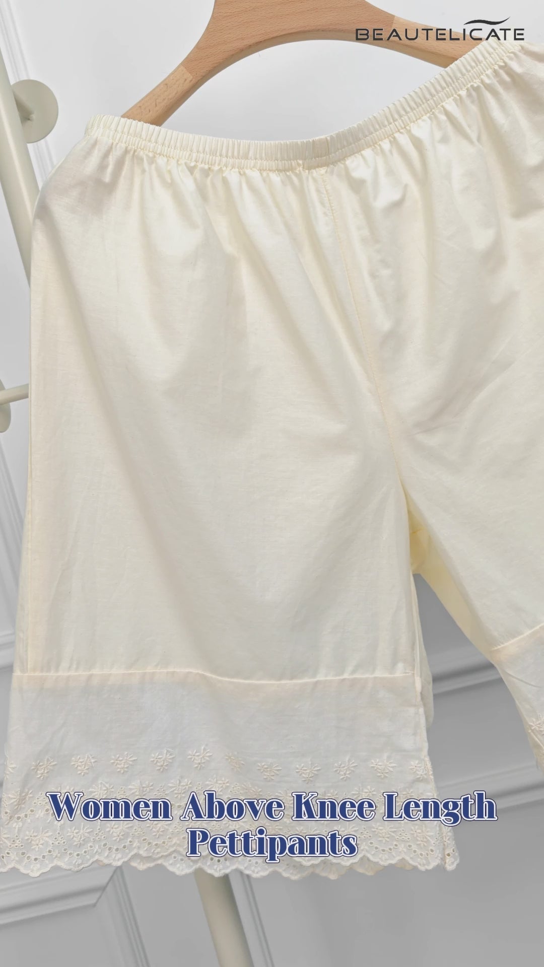 cotton half slip embroidery hem