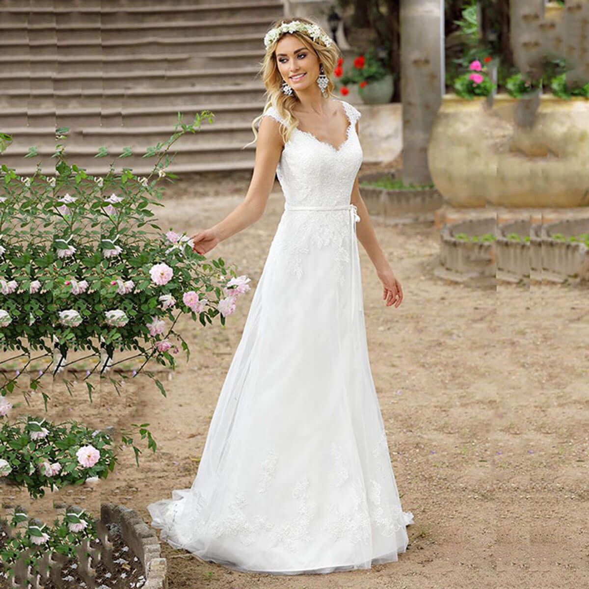BEAUTELICATE-A-line-Full-Gown-Floor-Length-Bridal-Dress-Gown-Slip-Petticoat