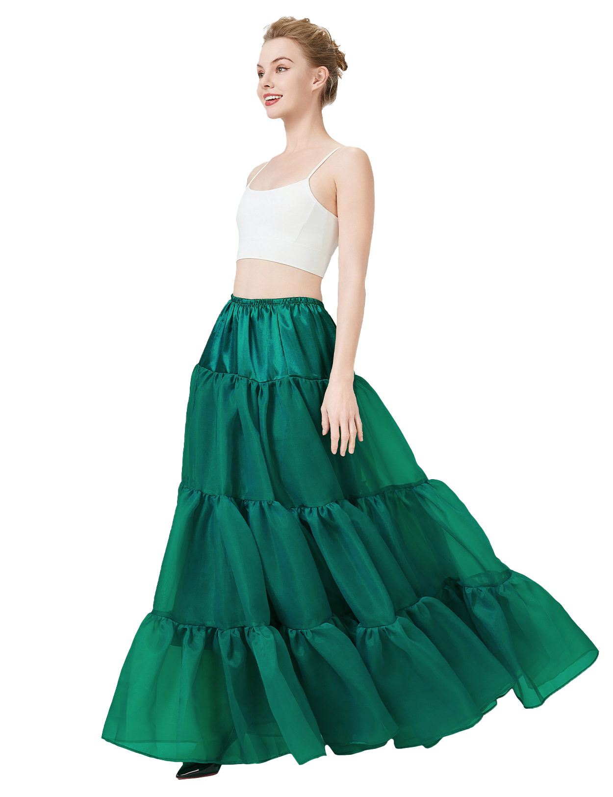 A-Linien-Reifrock ohne Reifrock für Damen unter Kleidern