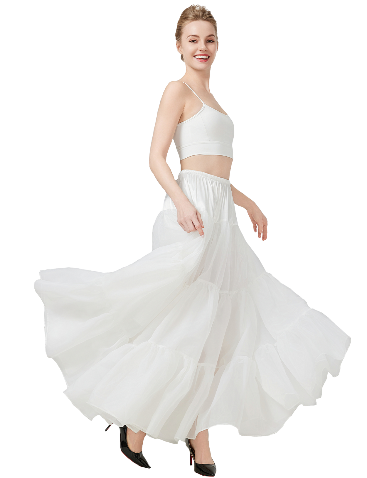 A-Linien-Reifrock ohne Reifrock für Damen unter Kleidern