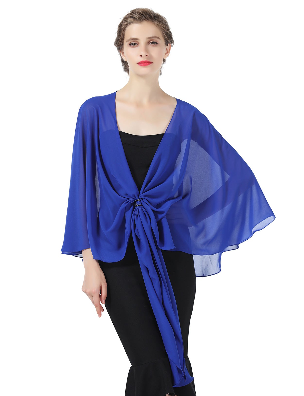 Elegant Chiffon Wedding Shawl for Evening Dresses