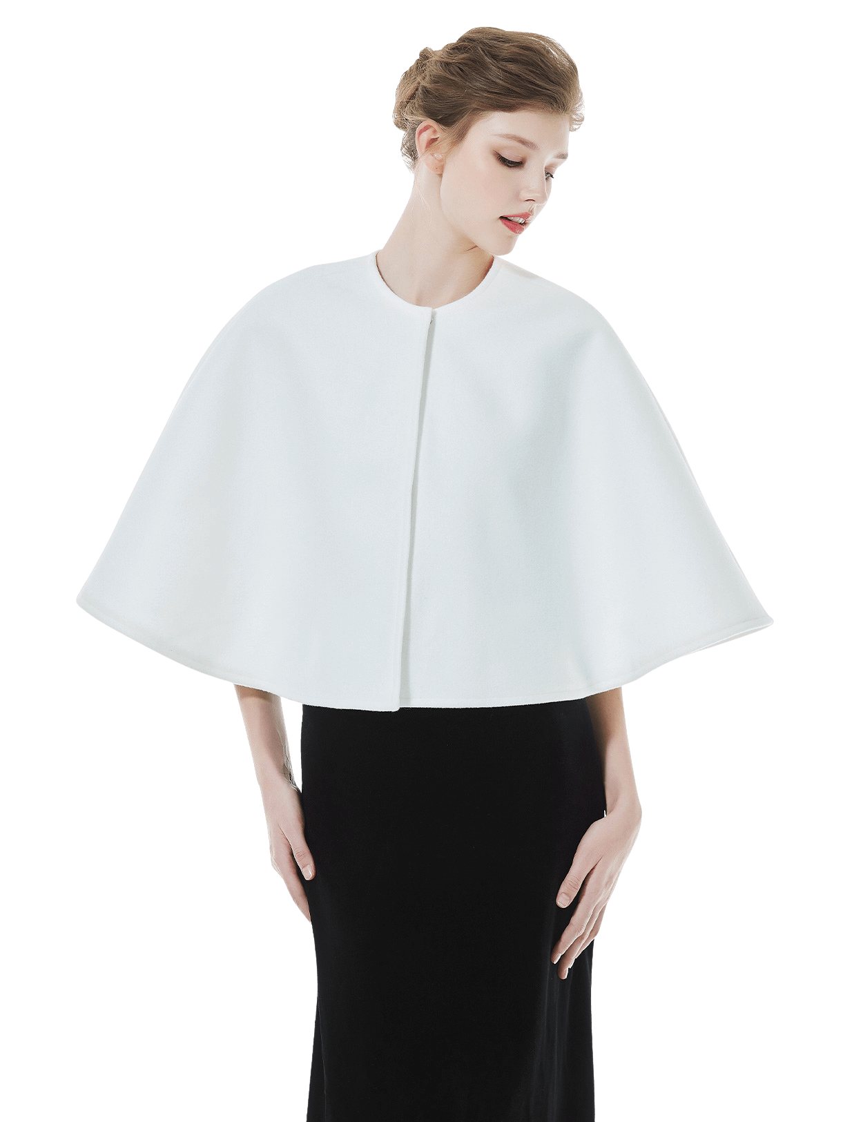 Elegante Xale-Capa Nupcial para Senhora