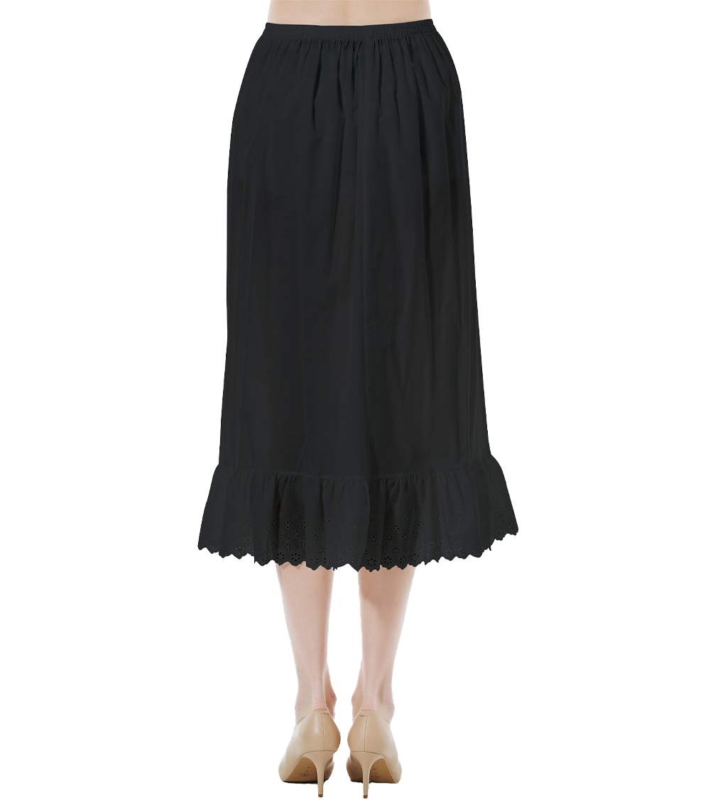 Vintage Lace Half Slip - Cotton Underskirt & Skirt Extender