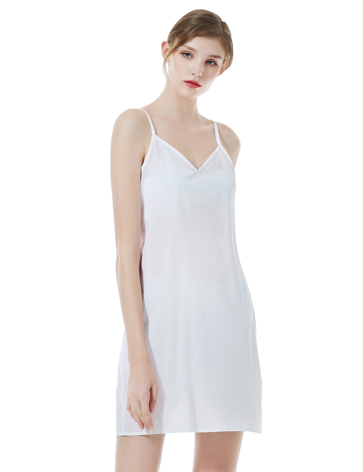 Vestido de Algodão para Mulher com Alças Reguláveis