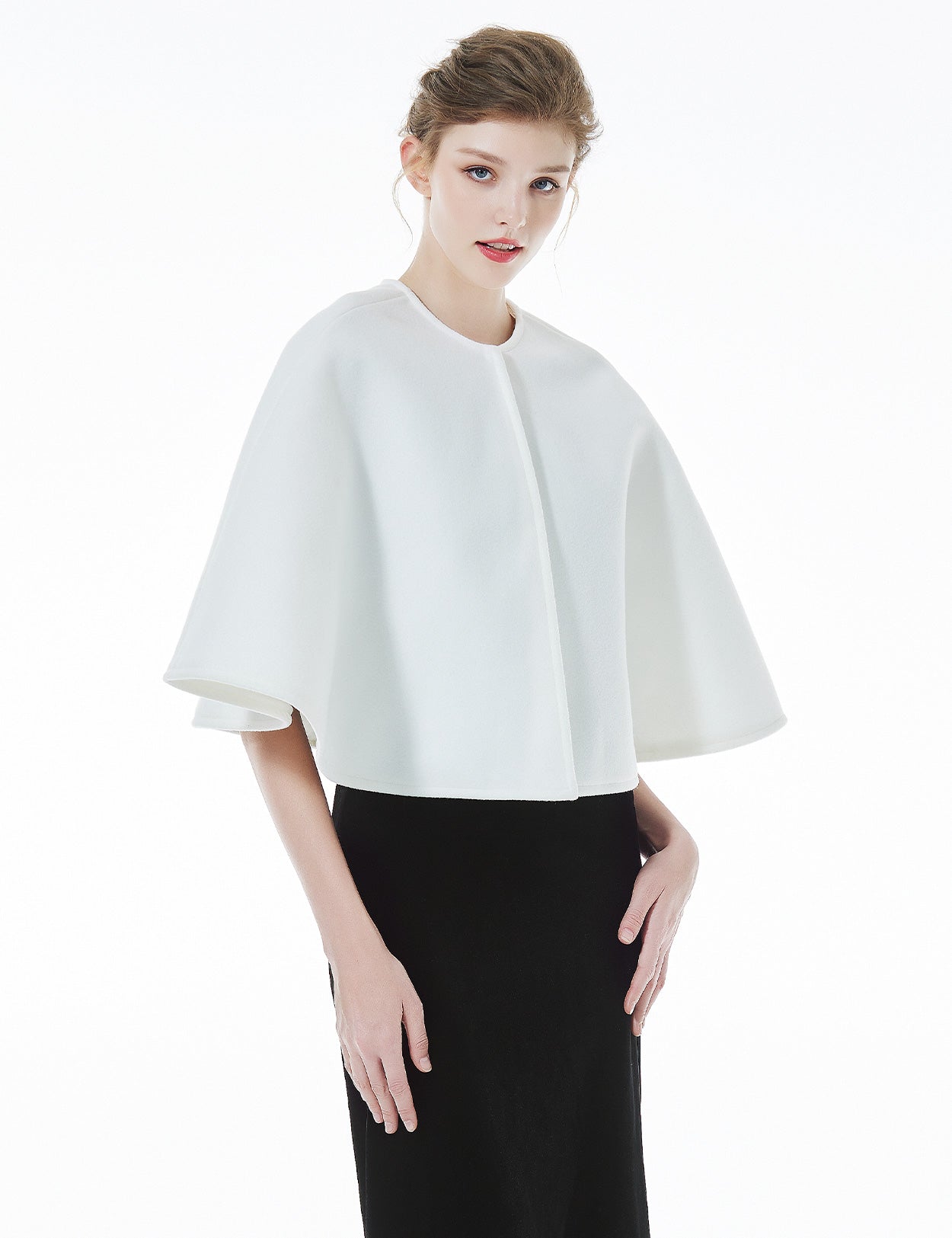 Elegante Xale-Capa Nupcial para Senhora