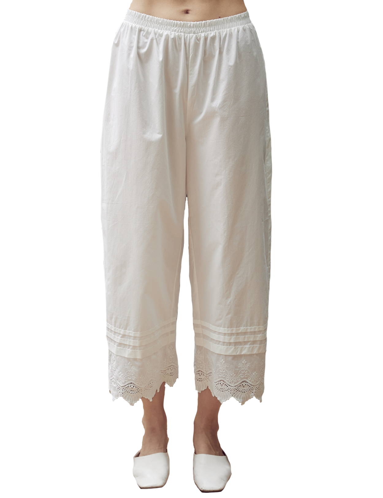 Women's Victorian Lace Trim Cotton Pettipants | Sleepwear