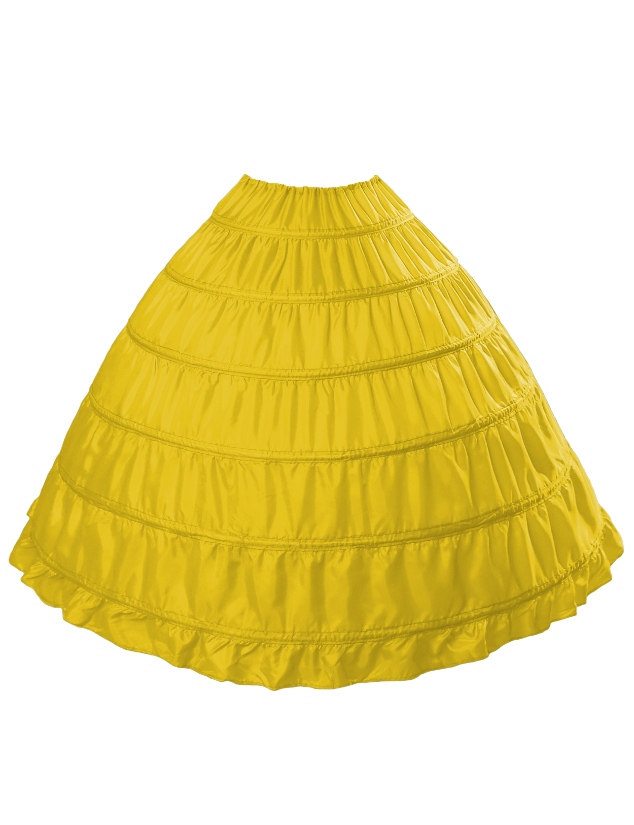 6-Hoop A-Line Crinoline for Floor-Length Wedding Dresses