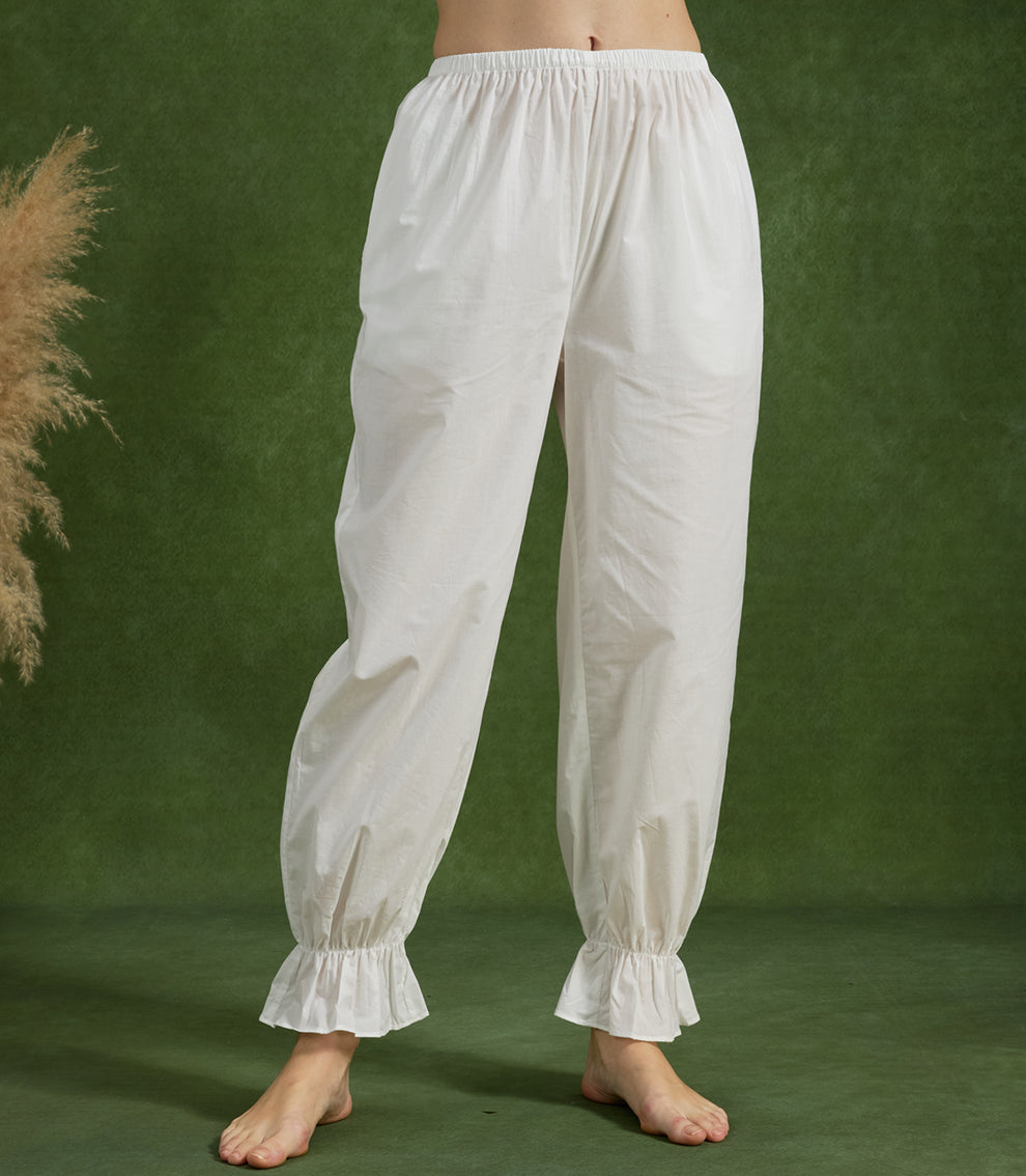 Enaguas de algodón vintage - Enaguas medievales para mujer