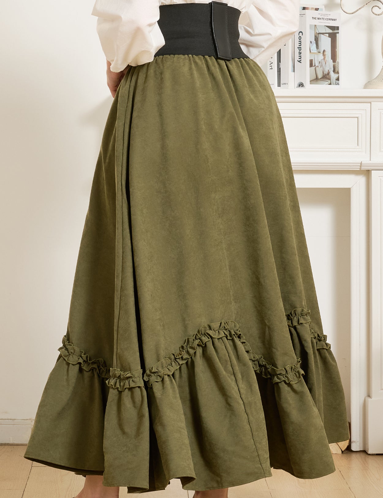 Falda larga estilo victoriano gótico steampunk, vestido medieval renacentista