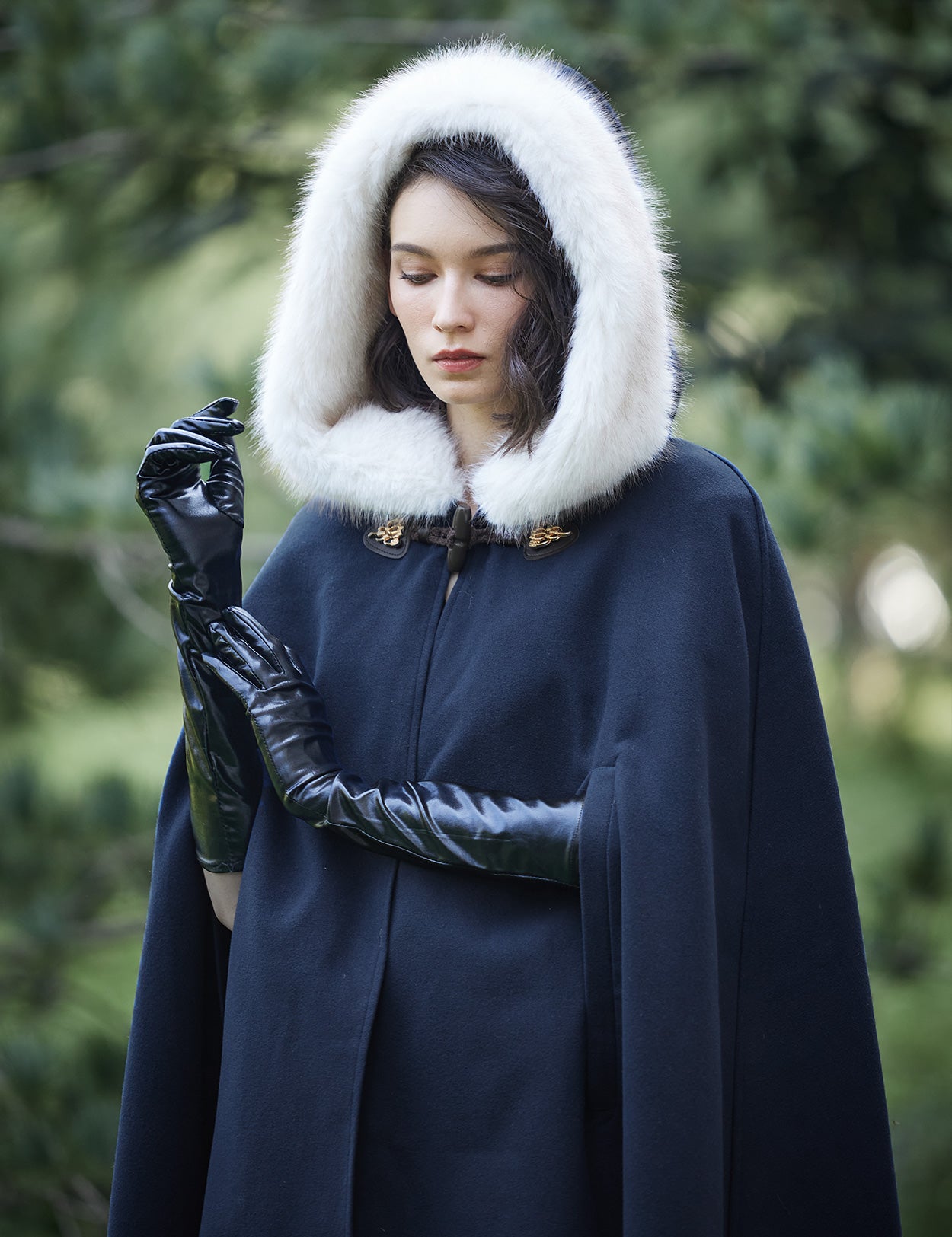Cape à capuche médiévale pour Castlecore et cosplay gothique