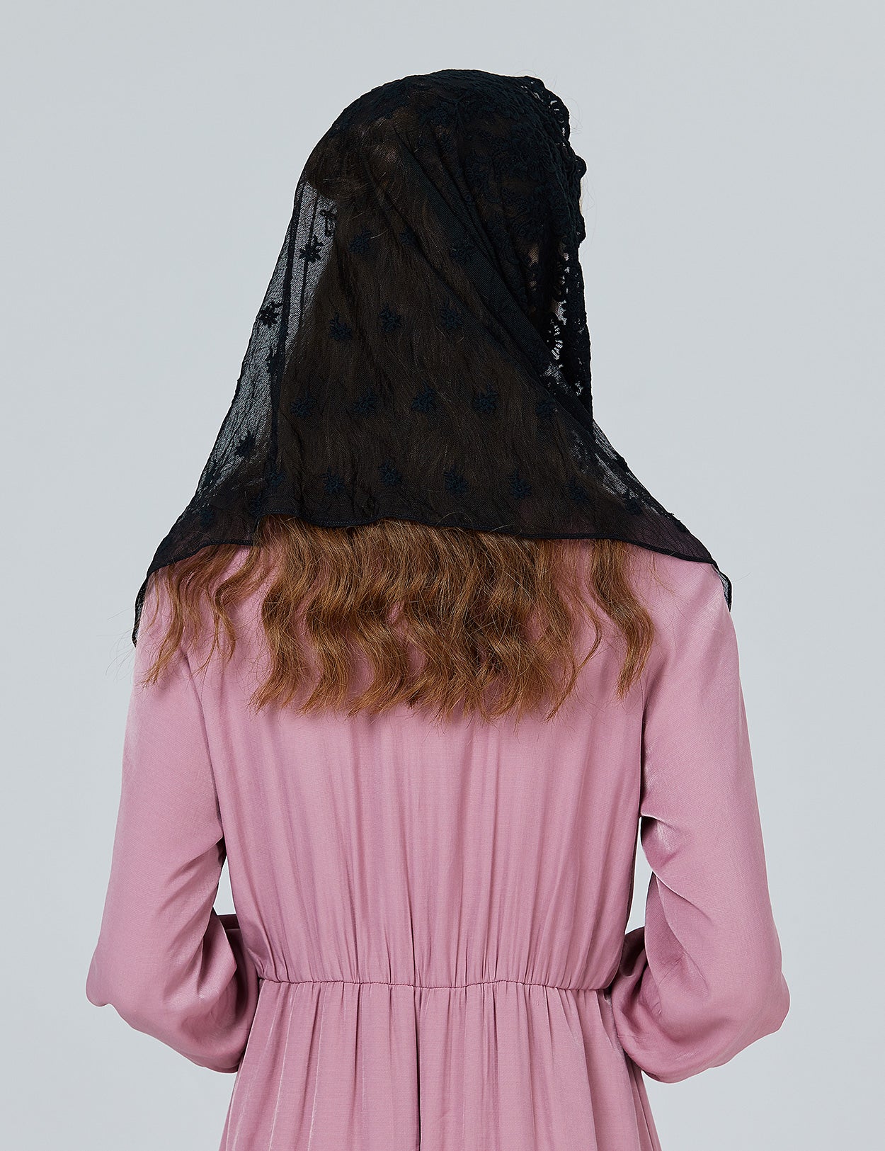 Easter Chapel Veil - Lace Mantilla for Church & Latin Mass
