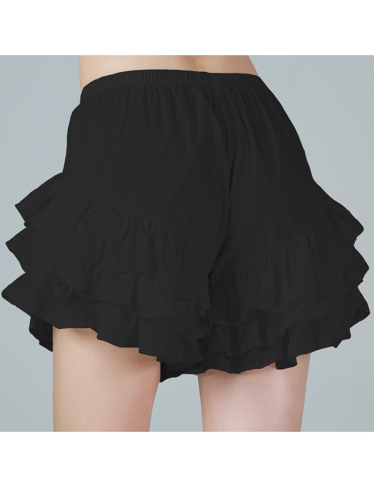 Women's 100% Cotton Ruffled Bloomers Shorts - Sleepwear & Loungewear