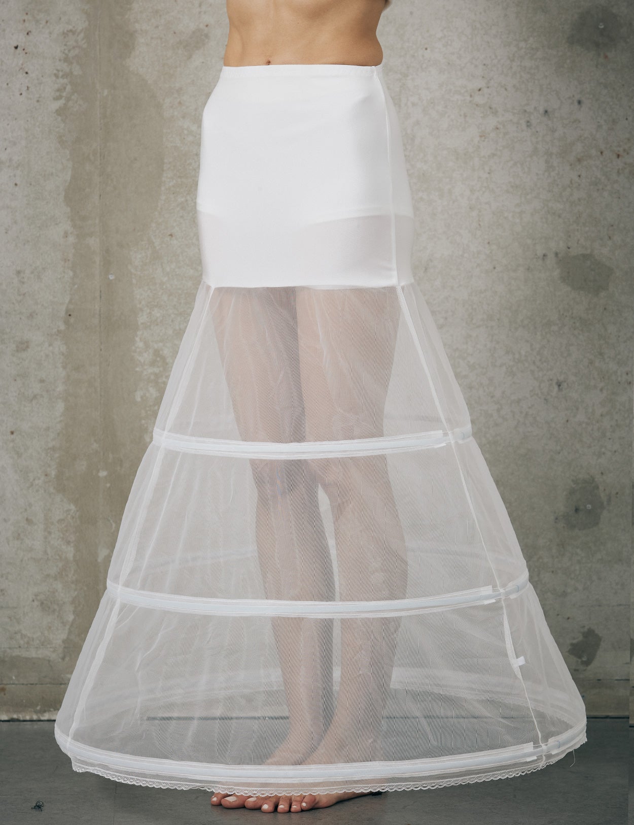 A-Line Full Floor-Length Bridal Dress Petticoat Slip