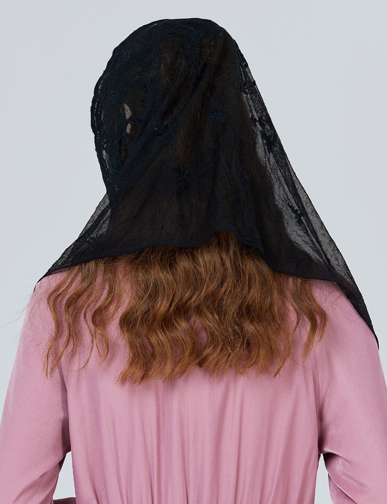 Easter Chapel Veil for Women - Infinity Lace Mantilla Head Covering