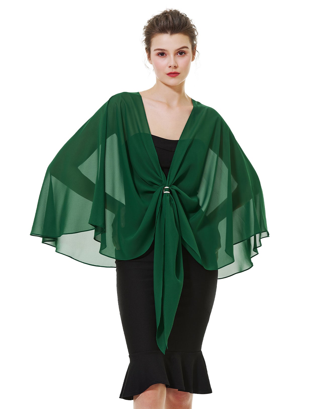 Elegant Chiffon Wedding Shawl for Evening Dresses