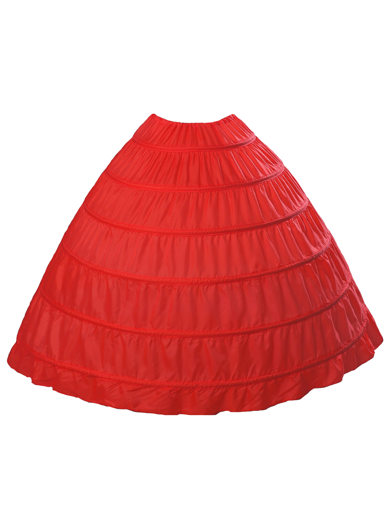 6-Hoop A-Line Crinoline for Floor-Length Wedding Dresses