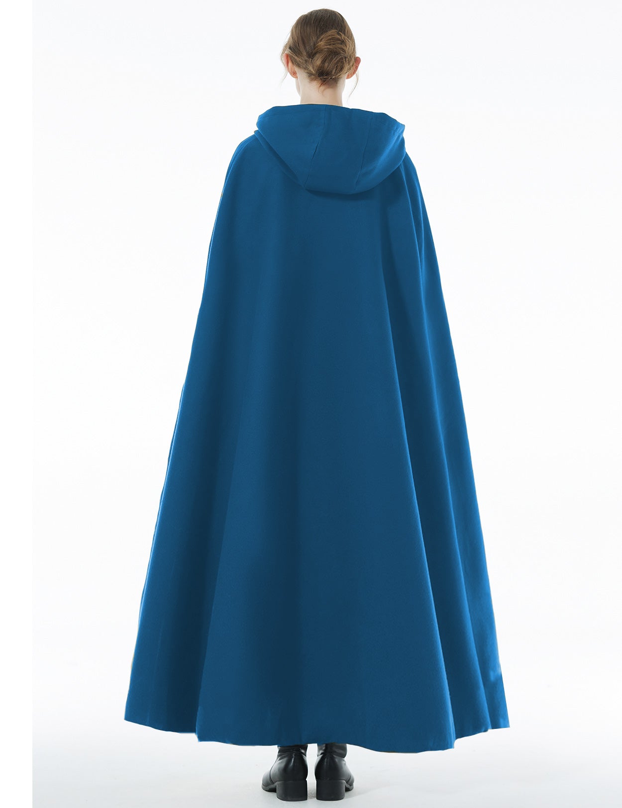 Eleganter Kapuzenumhang für Damen – Hochzeits- und Halloween-Umhang